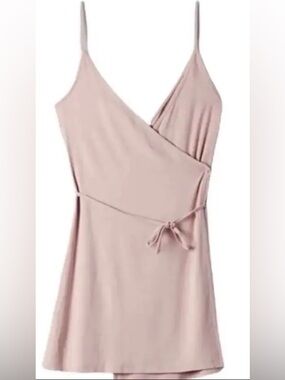 Wilfred pink wrap dress